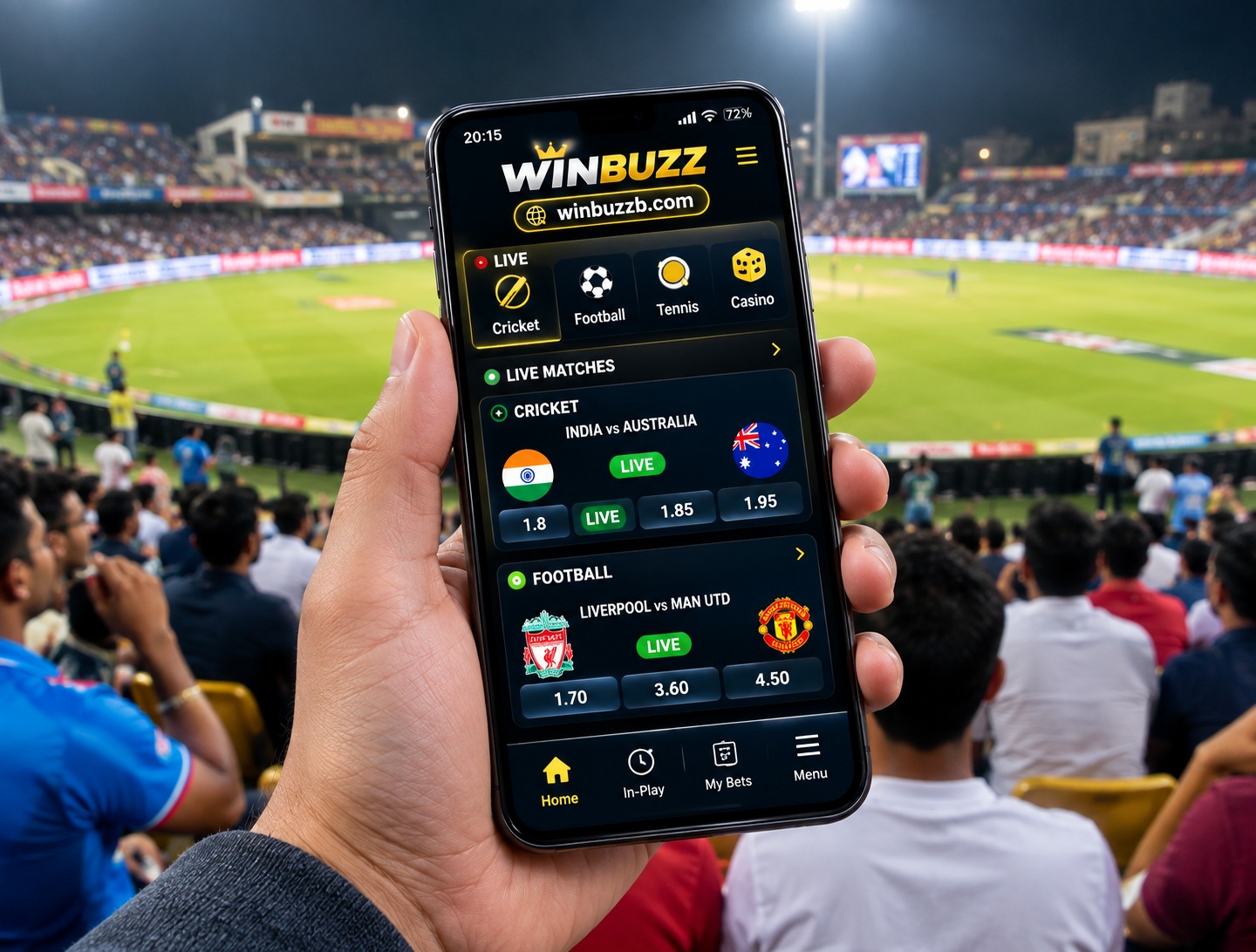 Winbuzz in play betting and live cricket betting
